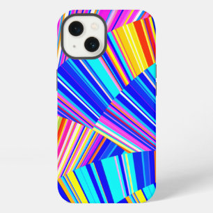 Pink Purple Yellow Blue Trendy Abstract iPhone 13 Case
