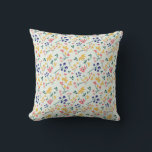 Pink Purple Yellow Green Elegant Floral Pattern  Cushion<br><div class="desc">Introducing our Pink Purple Yellow Green Elegant Floral Pattern Throw Pillow – a delightful accent piece that effortlessly marries style and comfort. Elevate your living space with this enchanting pillow featuring a harmonious blend of pink, purple, yellow, and green hues, creating an eye-catching and sophisticated addition to any room. This...</div>