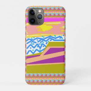 Pink Purple Yellow Sunset Yacht iPhone 11 Pro Case