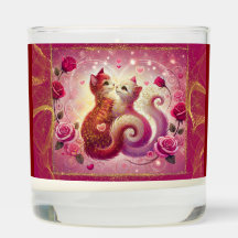 Pink Pussy Cats Scented Candle 