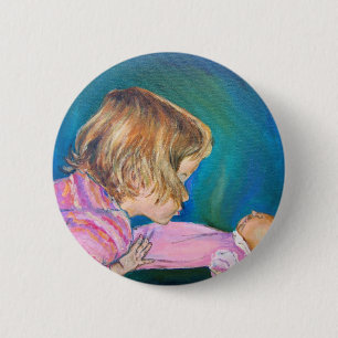 Pink Pyjamas Button