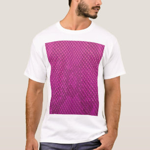 Pink Python: Snake Skin Texture. T-Shirt