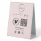 Pink QR Code Payment - Scan to Pay Business Logo