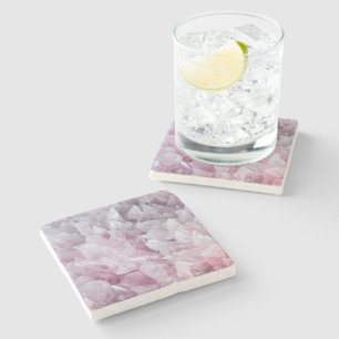 Pink Quartz Mind Body Spirit Energy Coaster
