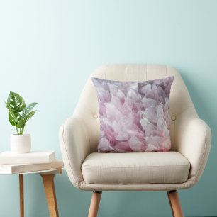 Pink Quartz Mind Body Spirit Energy Throw Pillow