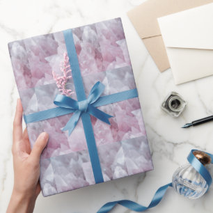 Pink Quartz Mind Body Spirit Energy Wrapping Paper