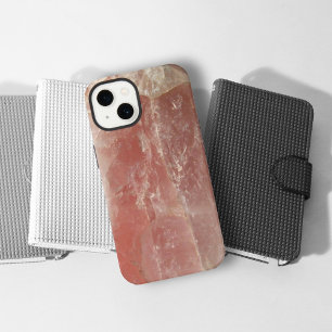 Pink Quartz Natural Stone Look Phone Case