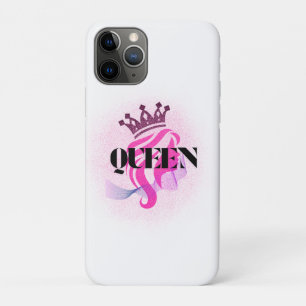 Pink Queen Crown Design – Confident Feminine Power iPhone 11 Pro Case