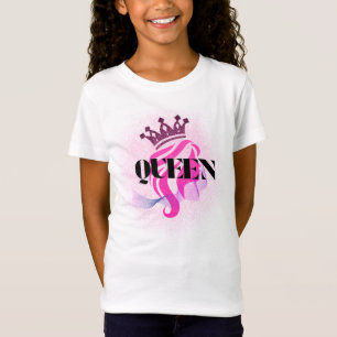 Pink Queen Crown Design – Confident Feminine Power T-Shirt