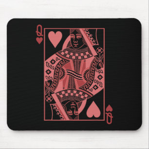 Pink Queen Of Hearts Valentine's Mothers Day  Mouse Mat