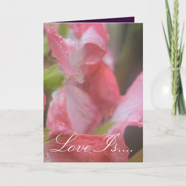 Pink Rain Card (Front)