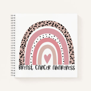 Pink Rainbow Breast Cancer Awareness Journal