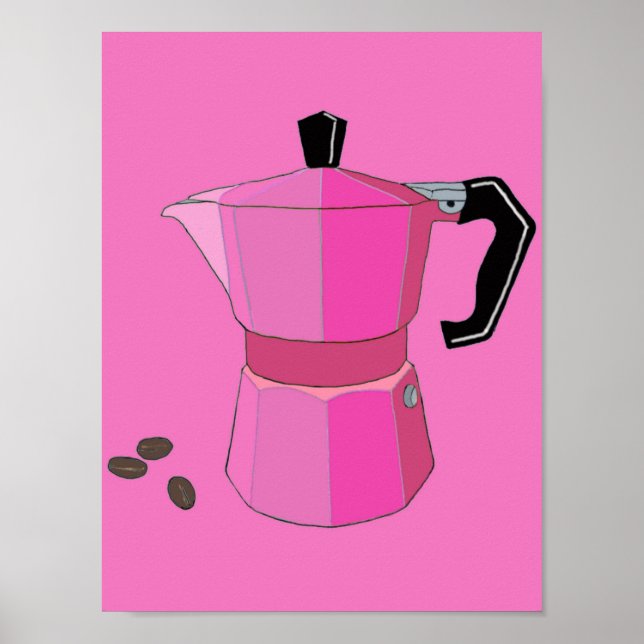 Pink Rainbow Espresso Poster (Front)