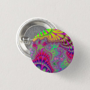 Pink Rainbow Melt Small Button
