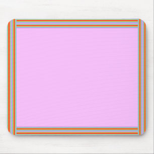 Pink Rainbow Mpusepad Mouse Mat