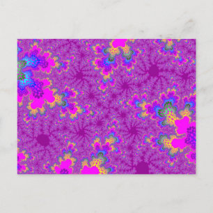 Pink Rainbow Speckle Postcard