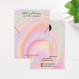 pink rainbow unicorn chic jewellery necklace displ