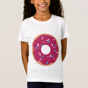 Pink Raspberry glazed donut T-Shirt