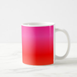 Pink, Red and Orange Gradient Coffee Mug