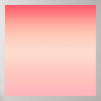 Pink red and yellow colour gradient background poster