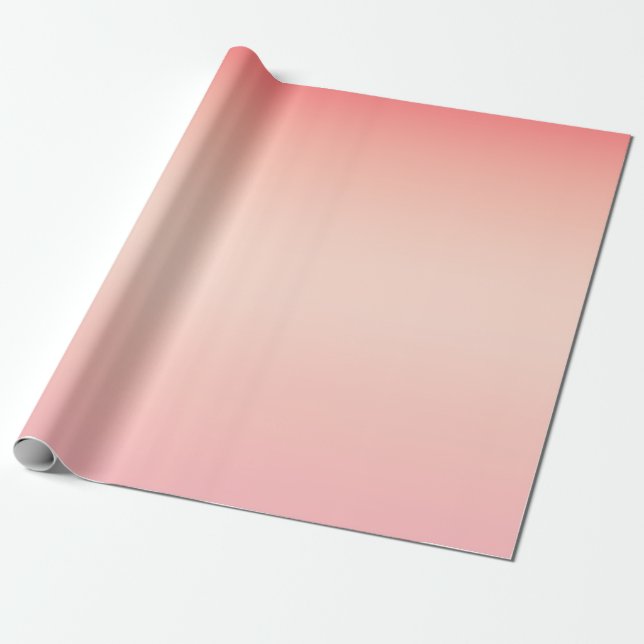 Pink red and yellow colour gradient background wrapping paper (Unrolled)