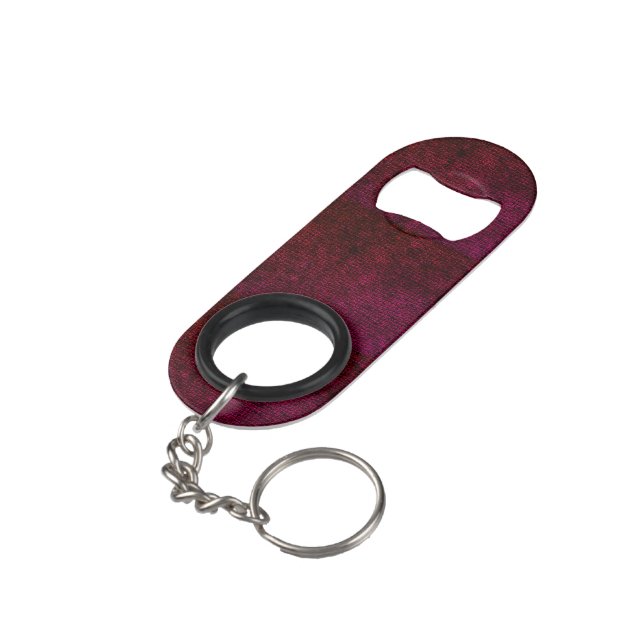 Pink Red Bottle Opener (Back Angled)