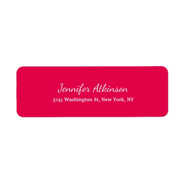 Pink Red Creative Handwriting Plain Feminine (Front)