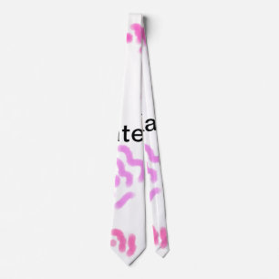 Pink red floral watercolor add name text modern th tie