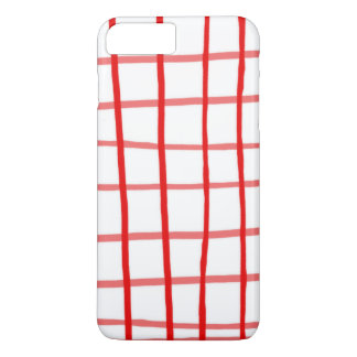 Pink Red Gingham iPhone 8 Plus/7 Plus Case