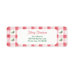 Pink Red Green Retro Christmas Pattern