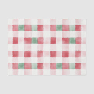 Pink Red Green Retro Pattern Christmas  Tissue Paper