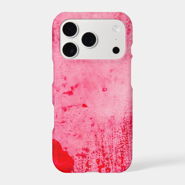 Pink Red Grunge Paint Texture (Back)