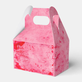 Pink Red Grunge Paint Texture Favour Box