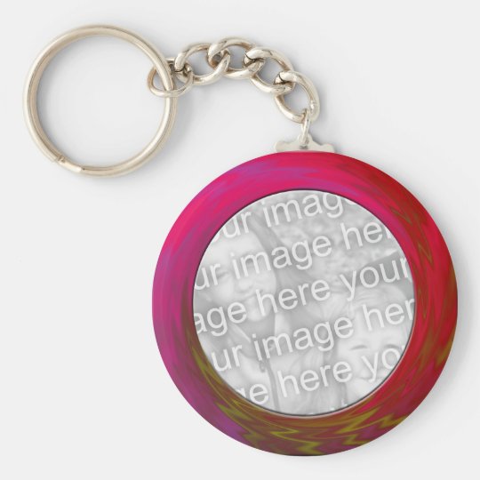 pink red key ring