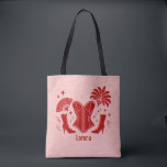 Pink   Red Las Vegas Showgirl Bridesmaid Tote Bag<br><div class="desc">Step into the spotlight with this faux glitter Tote Bag, featuring. Designed for brides, bridesmaids, and besties heading to Las Vegas or planning a glamourous girls’ night out, this bag captures that bold, confident, and flirty spirit that defines every unforgettable celebration. Perfect for bachelorette weekends, Vegas trips, bridal party gifts,...</div>