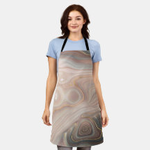 Pink & Red Marble Aprons