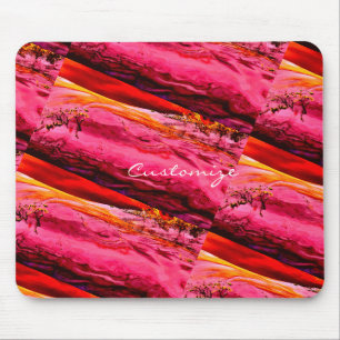 pink/red maui wave Thunder_Cove Mouse Mat