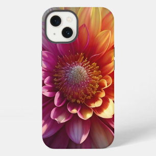 Pink Red Orange Yellow Purple Dahlia Flower iPhone 13 Case