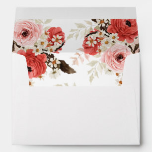 Pink & Red Pink Floral 2 Envelope