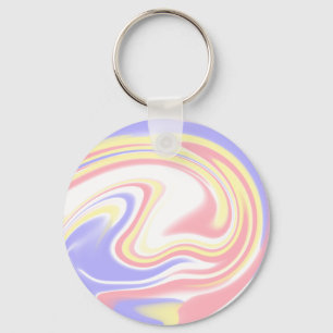 Pink red purple stripes modern custom pattern t th key ring