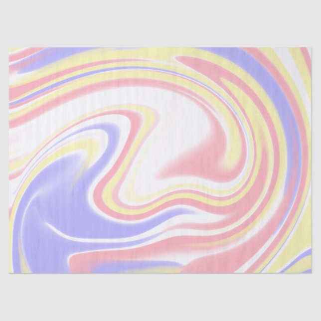 Pink red purple stripes modern custom pattern t th tissue paper (Front)