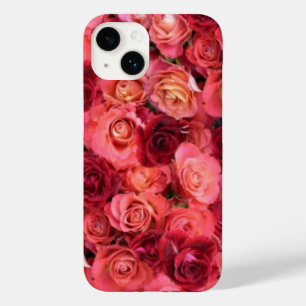 PINK RED ROSE FIELD Case-Mate iPhone 14 CASE