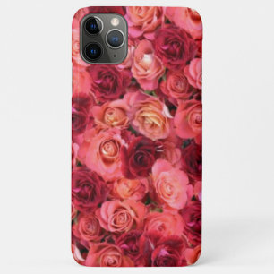 PINK RED ROSE FIELD ,Floral iPhone 11 Pro Max Case
