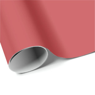 Pink Red Solid Plain Colour Wrapping Paper