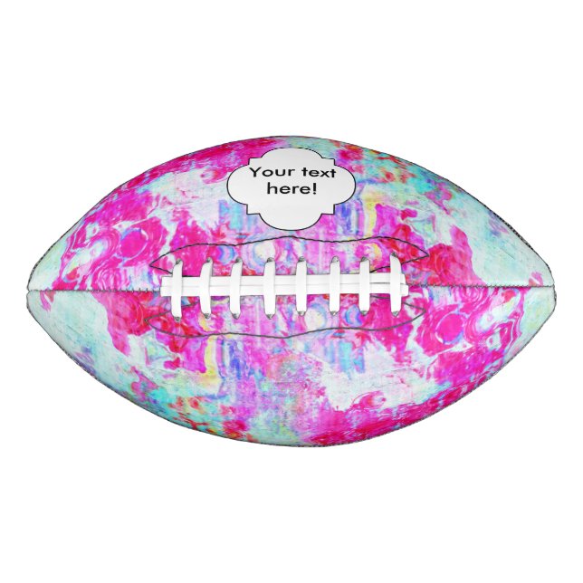 Pink red texture american football (Front)