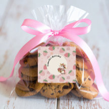 Pink Red Two Sweet Strawberry 2nd Birthday Party