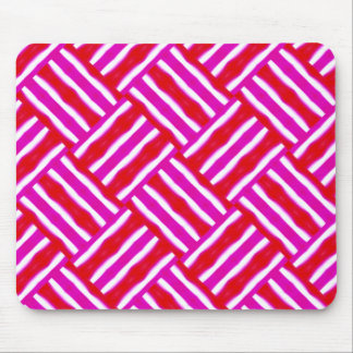 Pink Red Woven Mouse Mat
