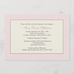 Pink Religious Invitation