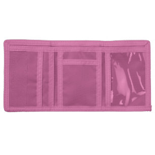 Pink Retro 1980s Style Rainbow Velcro Wallet
