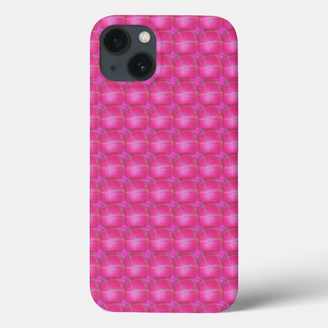 pink retro circles Case-Mate iPhone case (Back)